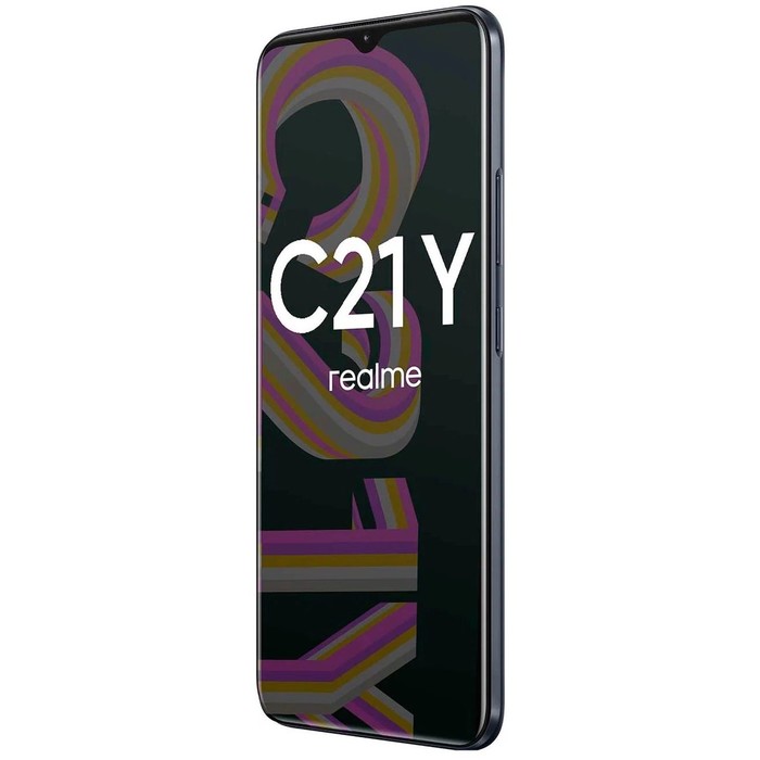 Смартфон Realme C21Y, 6.5", LCD, 2 sim, 3 Гб, 32 Гб, 13 Мп, 5 Мп, 5000 мАч, NFC, черный - фото 51323093