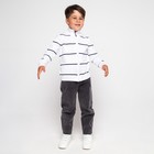 Джемпер для мальчика, цвет цвет белый/тёмно-синий, рост 92 см (2) - Фото 4