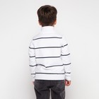 Джемпер для мальчика, цвет цвет белый/тёмно-синий, рост 92 см (2) - Фото 5
