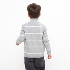 Джемпер для мальчика, цвет серый/цвет белый, рост 92 см (2) - Фото 4