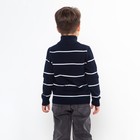 Джемпер для мальчика, цвет тёмно-синий/цвет белый, рост 92 см (2) - Фото 4