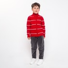 Джемпер для мальчика, цвет красный/цвет белый, рост 92 см (2) - Фото 3