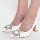 Туфли женские, цвет белый, размер 35 - фото 10018153