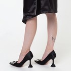 Туфли женские, цвет чёрный, размер 36 - Фото 6