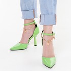 Туфли женские, цвет салатовый, размер 36 - Фото 2