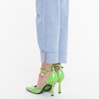 Туфли женские, цвет салатовый, размер 36 - Фото 7