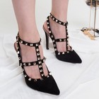 Туфли женские, цвет чёрный, размер 35 - фото 319083797