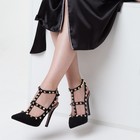 Туфли женские, цвет чёрный, размер 35 - Фото 2