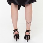 Туфли женские, цвет чёрный, размер 35 - Фото 5