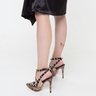 Туфли женские, цвет золотой/кобра, размер 38 - Фото 5