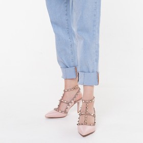 Туфли женские, цвет светло-розовый, размер 35