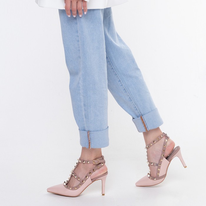 Туфли женские, цвет светло-розовый, размер 37 - фото 1906094945