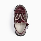 Сандалии для девочки, цвет бордовый, размер 22 - фото 41446574