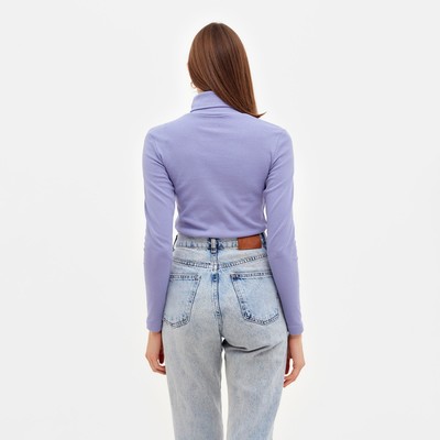 Водолазка женская MINAKU: Basic line, размер 42, сиреневая