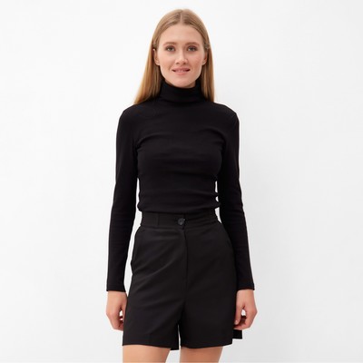 Водолазка женская MINAKU: Basic line размер 52, чёрная