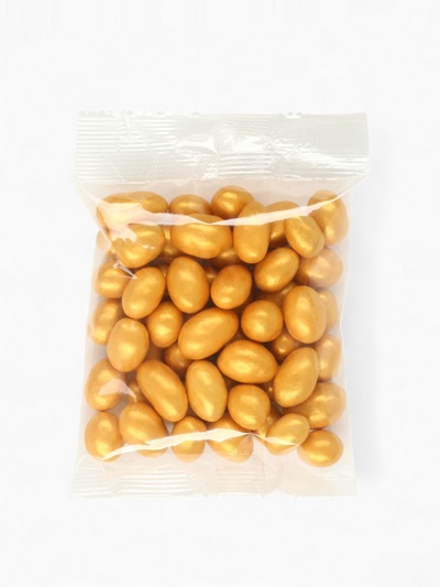 Подарочный набор новогодний «Счастливого нового года», чай чёрный 50 г, арахис 100 г, ананас 100 г, крем-мёд 120 г