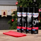 Подарочный набор для ухода за авто «С новым годом!», 5 в 1: чернитель шин, полироль салона, очиститель салона, силиконовая смазка, тряпка из микрофибры - Фото 8