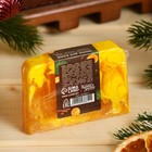 Мыло СПА - уход для бани и сауны «Сочного Нового года» апельсин-корица-кофе 80 г - Фото 3