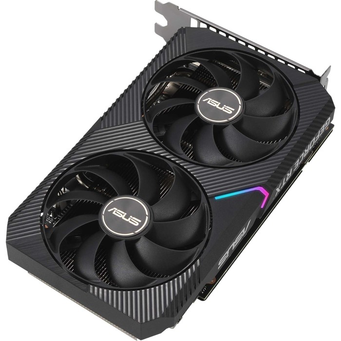 Видеокарта Asus DUAL-RTX3060-12G-V2 LHR, GeForce RTX 3060, 12Gb, GDDR6, HDMI, DP - фото 51673597