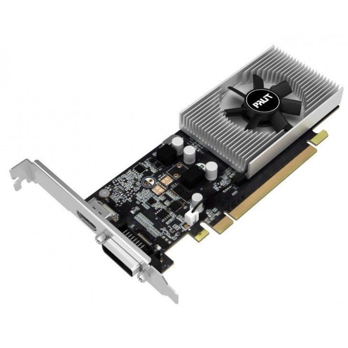 Видеокарта Palit PA-GT1030 2GD4, GeForce GT 1030, 2Gb, DDR4, DVI, HDMI, HDCP - фото 51302814