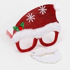 Карнавальные очки «Дед Мороз» - фото 10019034