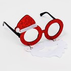 Карнавальные очки «Дед Мороз» - фото 10019036