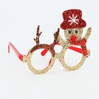 Карнавальные очки «Снеговик» - фото 6093225