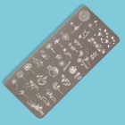 Пластина для стемпинга металлическая «Одуванчики», 12×6 см - Фото 2