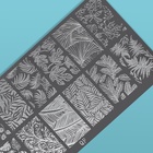 Пластина для стемпинга металлическая «Листочки», 12×6 см - Фото 3