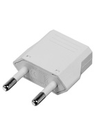 Переходник с американской вилки на евророзетку, плоский, 6 А, белый, 220 В - Фото 9