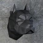 Подвесной декор "Голова питбуля полигональная" черный, 29х20х29см - фото 10019291