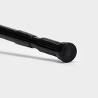 Карниз для ванной SAVANNA, телескопический, d заглушки = 3 см, d трубки = 2 см, 110-200 см, чёрный - Фото 5