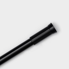 Карниз для ванной SAVANNA, телескопический, d заглушки = 3 см, d трубки = 2 см, 110-200 см, чёрный - Фото 6