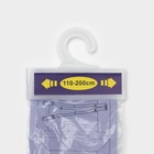 Карниз для ванной SAVANNA, телескопический, d заглушки = 3 см, d трубки = 2 см, 110-200 см, чёрный - Фото 8