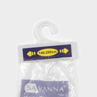 Карниз для ванной SAVANNA, телескопический, 140-260 см, чёрный - Фото 9