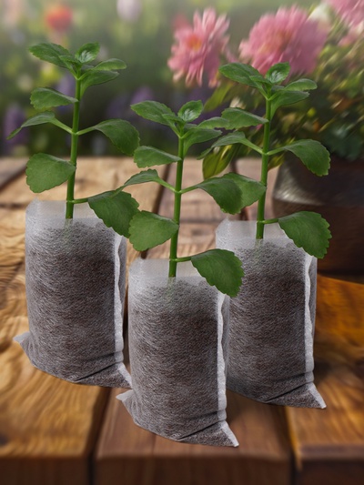 Пакет для рассады, 5.7×9 см, спанбонд плотностью 25 г/м², Greengo