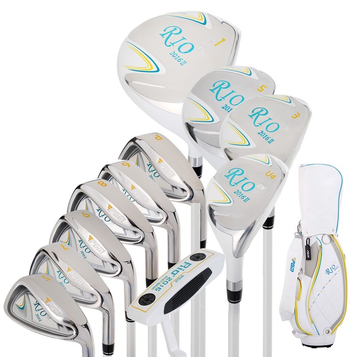 Набор клюшек для гольфа PGM "Rio II", 11 шт, для девушек, сумка в комплекте - Фото 1