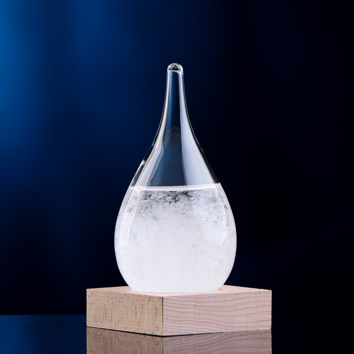 Барометр-штормгласс TAKE IT EASY «Капля», 14×6.3 см, МИКС - Фото 1