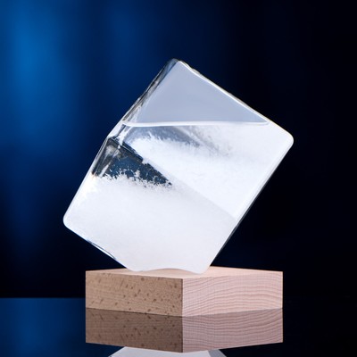 Барометр- штормгласс TAKE IT EASY «Куб», 10×10 см