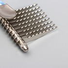 Колтунорез боковой 9 лезвий, нескользящая резиновая ручка, микс цветов - Фото 4