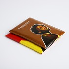 Подарочный набор: 2 обложки для паспорта, цвет коричневый/жёлтый - фото 6713608