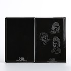 Подарочный набор: 2 обложки для паспорта, цвет чёрный/серый - фото 6713625