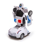 Робот радиоуправляемый «Полицейский», трансформируется, световые и звуковые эффекты - фото 3216034
