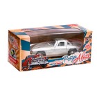 Машина металлическая «Люксовая», инерционная, открываются двери, 1:32, цвет серебряный - фото 24597017