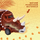 Грузовик инерционный «Динозавр», с 3 машинами, световые и звуковые эффекты - Фото 8