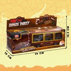 Грузовик инерционный «Динозавр», с 3 машинами, световые и звуковые эффекты - Фото 10