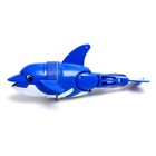 Милый китёнок, плавает в воде, работает от батареек, цвет синий - фото 3216082