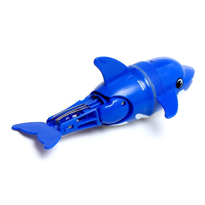 Милый китёнок, плавает в воде, работает от батареек, цвет синий - фото 1884003150
