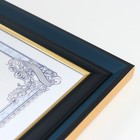 Фоторамка пластик формат А4 "Норвегия" синяя, чёрная обводка 36,6х28 см - фото 24315833 Фоторамка пластик формат А4 "Норвегия" синяя, чёрная обводка 36,6х28 см - фото 24315833