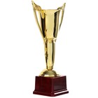 Кубок 181B, наградная фигура, золото, подставка пластик, 28 × 14 × 7 см - Фото 3